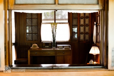 Inside Uncle Ho's stilt house - Day trips from Hanoi