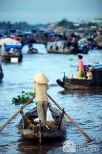 Floating market of Cai Rang in Can Tho City - Can Tho Tour