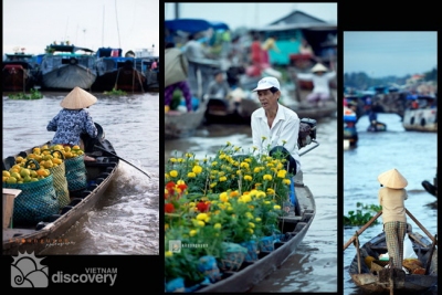 Mekong Delta Floating Market - Mekong Delta Tours