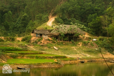 Local stilt house in Vu Linh Commune - Vietnam Tours