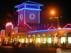 Ben Thanh market at night Saigon city tour