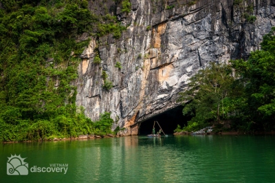 View from outside of Phong Nha Cave - Vietnam central tours