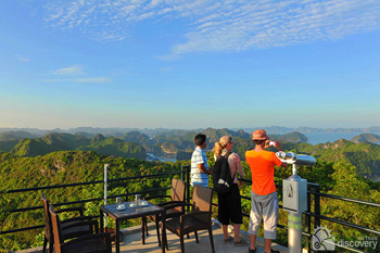 Panoramic view from Cat Ba - Cat Ba Halong tours