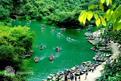 Trang An Wharf in Ninh Binh - short trip from Hanoi