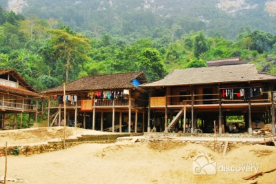 Stilt house in pac Ngoi commune Ba Be Lake - Short trip from Hanoi