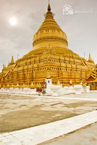 Shwezigon Pagoda in Bagan - Myanmar Tour from Vietnam