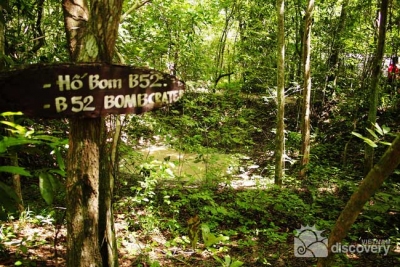 B52 Bomb Crater at Cu Chi Tunnels - Ho Chi Minh City tour